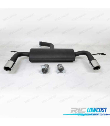 LIGNE D'ECHAPPEMENT AUDI A3 03-DOUBLE CHROMÉ