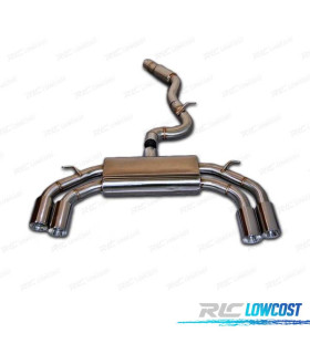 LIGNE D'ÉCHAPPEMENT AUDI A3 8V S3 13-CHROMÉ