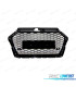 CALANDRE AUDI A3 8V 16-20 LOOK RS3 NOIR BRILLANT