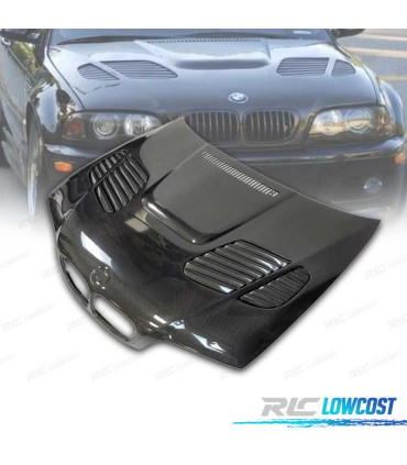 CAPOT BMW E46 COUPE CABRIO 99-03 LOOK M3 GTR CARBONE