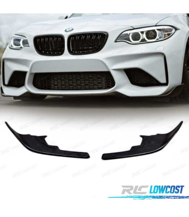 SPLITTERS AVANT BMW F22 F23 F87 M2 F30 F31 NOIR