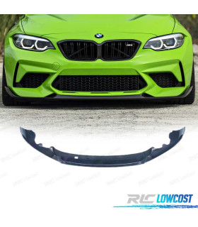 SPOILER LAME DE PARE-CHOCS AVANT BMW F87 M2 COMPETITION 18- LOOK M PERFORMANCE CARBONE