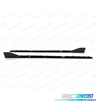 BAS DE CAISSE BMW F40 LOOK M PERFORMANCE NOIR BRILLANT
