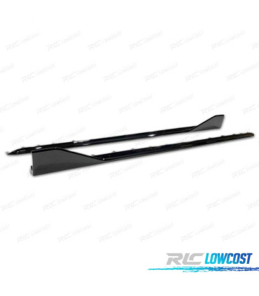 BAS DE CAISSE BMW F40 LOOK M PERFORMANCE NOIR BRILLANT