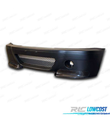 PARE-CHOCS AVANT BMW E46 M3 LOOK CSL SPLITTER CARBONE