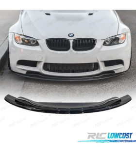 SPOILER LAME AVANT BMW E92 E93 06-14 LOOK M3 NOIR BRILLANT