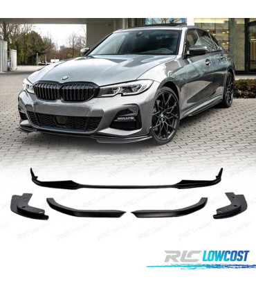 SPOILER LAME DE PARE-CHOCS AVANT BMW G20 G21 19-22 LOOK M NOIR