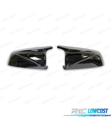 COQUES DE RÉTROVISEURS BMW E60 LCI LOOK M4 07-09 NOIR BRILLANT