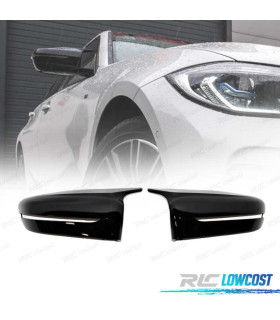 COQUES DE RÉTROVISEURS BMW G20 LOOK M3 NOIR BRILLANT