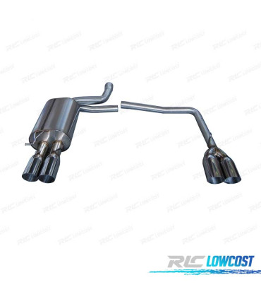 LIGNE D'ÉCHAPPEMENT BMW E60 LOOK M5 POINTE INCLINÉ RONDE