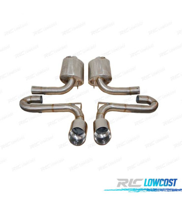 LIGNE D'ÉCHAPPEMENT BMW X6 E71 E72 08-14 CHROMÉ