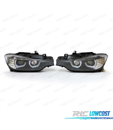 PHARES BMW F30 F31 XÉNON DRL 11-15 FOND NOIR
